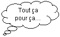 Pens�es: Tout �a pour �a�